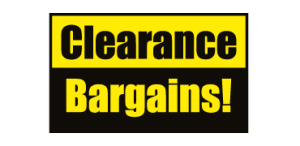 Clearance Bargains!
